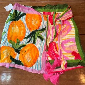 FARM Rio wrap skirt. Size large.